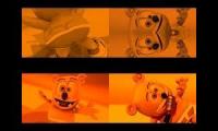 Gummy Bear Song HD (Four Orange & Black Versions at Once)