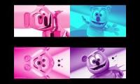 Gummy Bear Song HD (Four Multi-Colour Changing Versions at Once)