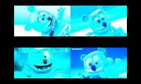 Gummy Bear Song HD (Four Cyan Versions at Once)