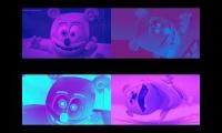 Gummy Bear Song HD (Four Blue & Purple Versions at Once)