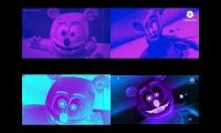 Gummy Bear Song HD (Four Blue & Purple Versions at Once) (Fixed)
