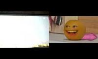 Thumbnail of annoying orange 2parsion sparta remix