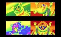 Gummy Bear Song HD (Four Trippy Rainbow & Chipmunk Versions at Once)