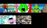 The Scream Contents Superparison to SB & BFDI & Angry Birds