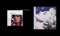 Thumbnail of Taylor Swift Anti-Hero and Madonna La Isla Bonita mashup (both key of E major)