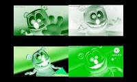 Gummy Bear Song HD (Four Green & Negative Versions at Once)