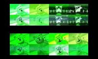 Gummy Bear Song HD (Sixteen Green Versions at Once)