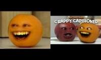 The Annoying Orange: Original vs Crappy Captioned