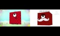 Alphabet lore Number lore Russian alphabet lore 4kids played same time 8 videos parts 12345678