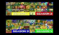 4 Seasons from Rolie Polie Olie (52 episodes played at the same time)