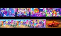 All Equestria Girls Movies With Cars 2 The Video Game On PS3 Clearence Level 5 And 6 + Bonus