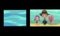 Bubble Guppies Can You Dig It End Credits Comparison
