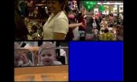 4 Chuck E. Cheese Footages At Once!!!