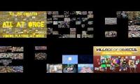 All 354 created AAO videos playing at once.