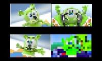 Gummy Bear Song HD (Four Pixel 8-Bit Versions at Once)