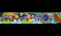 the first 3 backyardigans theme song season 1-2 all episodes and season 3 almost all episodes