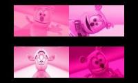 Gummy Bear Song HD (Four Pink & Chipmunk Voice Versions at Once)