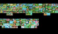 5 Seasons from Dora the Explorer (128 episodes played at the same time)