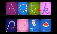 Lets Learn the Alphabet-How to Write Letters for Kids Babies and Kindergarten