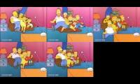 All The Simpsons Season 1 Openings and Couch Gags Played at Once