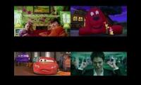 all four 2000s movies playing at once