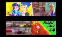 Thumbnail of Equestria Girls 2013 Barbie Dolls Cars 2 3 Players Clearence Level 1 & M&H Racing