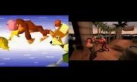 Super Smash Bros intro N64 and Team Fortress 2