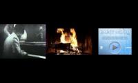 Mashup piano version jazz rain fire