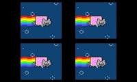 Nyan Cat Quadparison