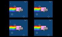 Nyan Cat Quadparison