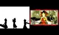 Bad Apple versus Touhou Project