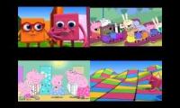 cubeez and peppa pig Quadparison