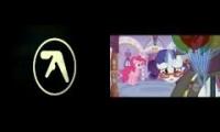 Ponies meet Aphex Twin and get theirselves mad