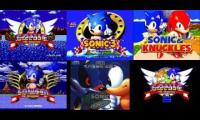 6 Sonic The Hedgehog Boss Theme's Playing At The Same Time
