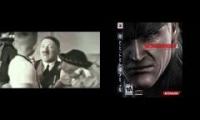 Adolf Hitler and old Snake Metal Gear