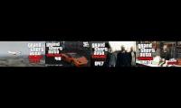 GTA V Let's Play von Sari, Gronkh, Tobi und Mafuyu #047 (4 aligned views)