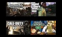 Assasins creeds, call of duty and Grand Theft Auto