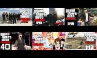 Massive GTA Online Let's Play multi-view mix