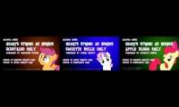 Cutie Mark Crusaders Trio