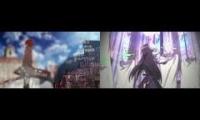 Attack On Titan OP 2 Mahou Madoka MAD Comparison