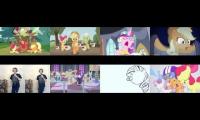 My little pony friendship is Magic.  Songs  Apples to core aria raise barn pop and hearts as horses