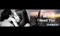 “FIRST KISS” x “M83 – I need you (Divergent OST)”
