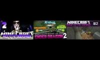 Minecraft Race to the Dragon w/ Graser, Hbomb and Rusher