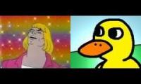 DUCK + HE MAN = stupidity!?!?!?!?!?