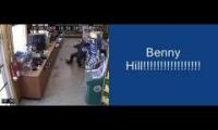Drunk Guy Buys More Beer (Benny Hill Edition)