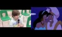 Non verbal autistic child stars in aladdin