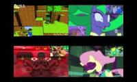 sparta remix quadparison ( team fortress 2 vs my little pony)