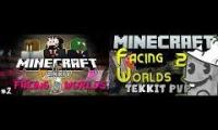 Minecraft Tekkit PvP - Facing Worlds 2 - Part 2 (Both Sides)