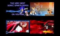 Sonic Sparta Remixes Side-by-Side 1