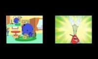 Oswald vs spongebob sparta remix